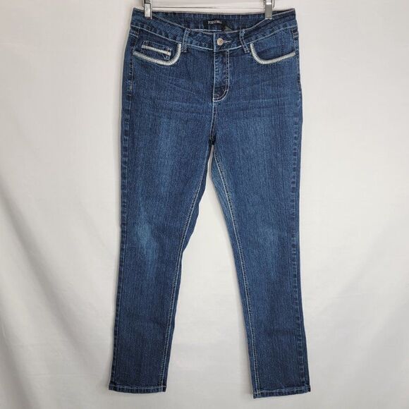 𝅺ROZ & Ali Denim Blue Size 10 jeans - Picture 10 of 14